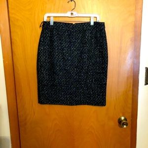 Wool Blend Tweed J. Crew Skirt
